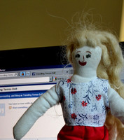 Traveling Teresa Doll and Facebook